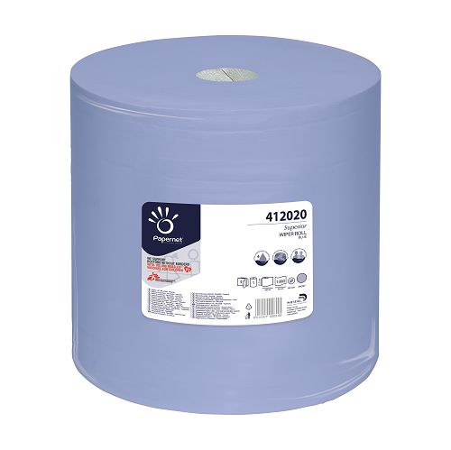 Bobine industrielle bleue 3 plis 1000 Fts 412020 H