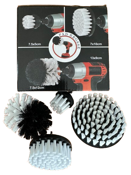 Lot de 4 Pads Brosse 2